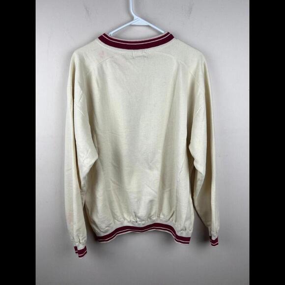 Vintage 90s Dockers World Embroidered Sweatshirt Vtg Levi Strauss Size L Korea - Picture 3 of 9